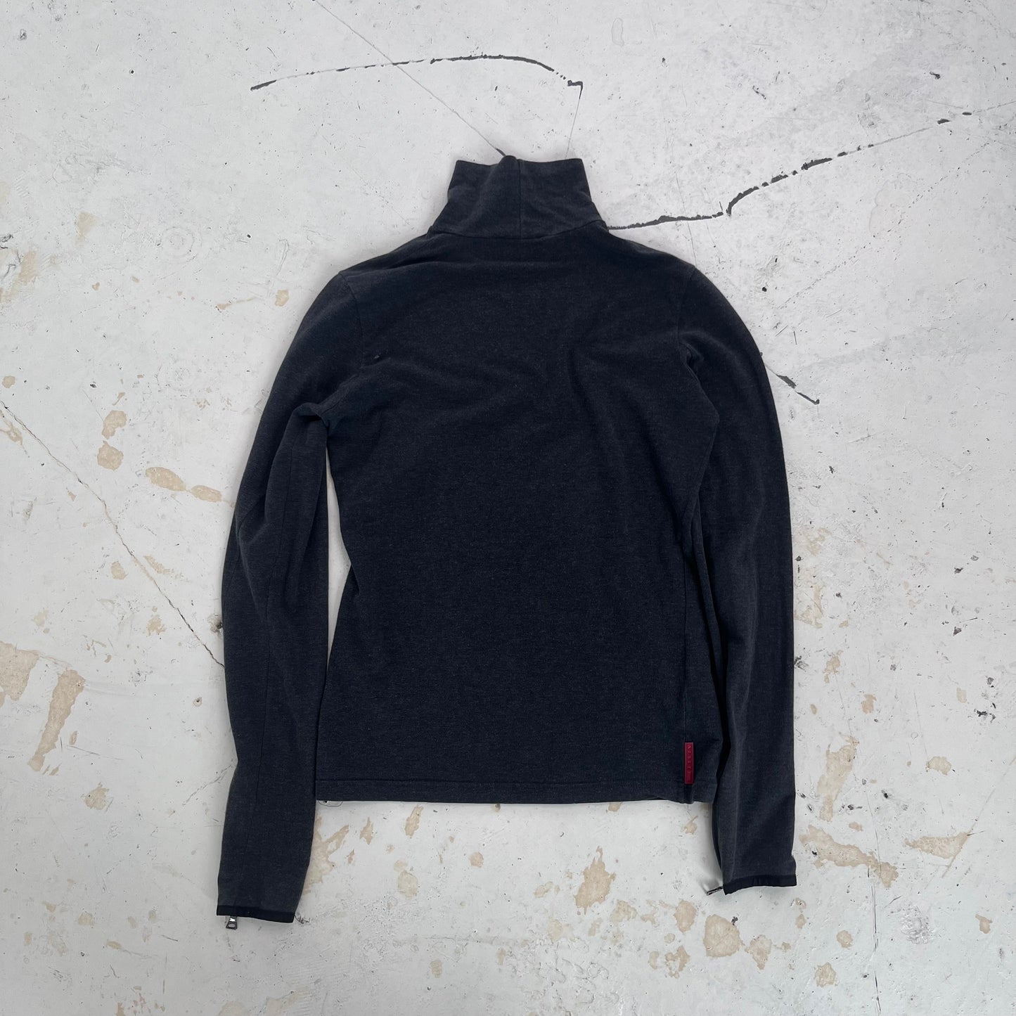 2000s prada sport turtleneck long sleeve
