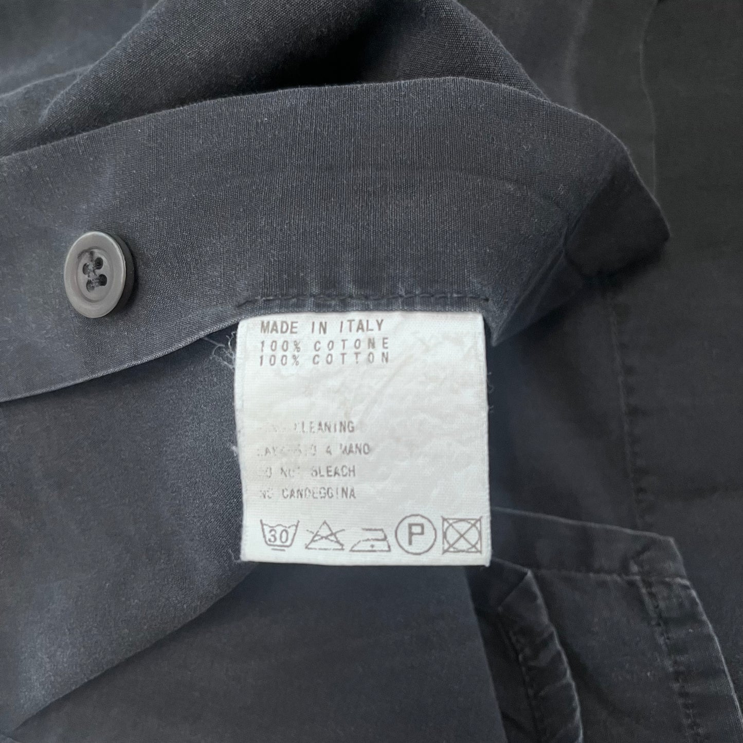 1990s dirk bikkembergs white label shirt