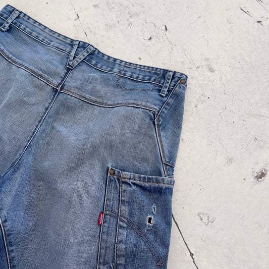 vintage levis engineered shorts