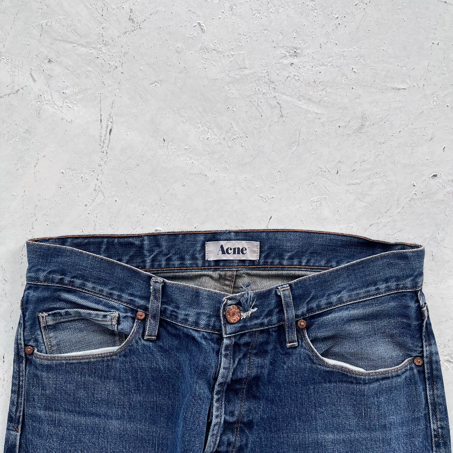 2000s acne studios denim jeans