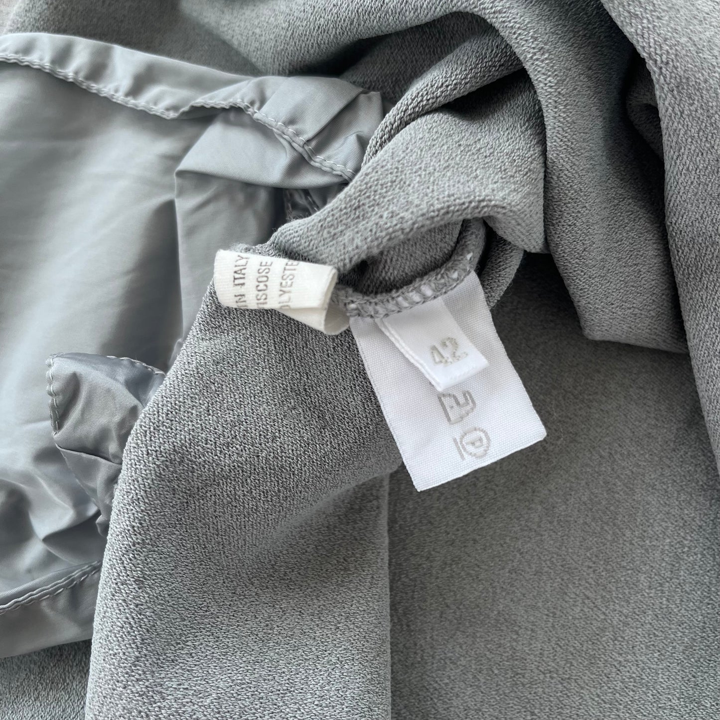 fw1999 prada sport boatneck side pocket knit top