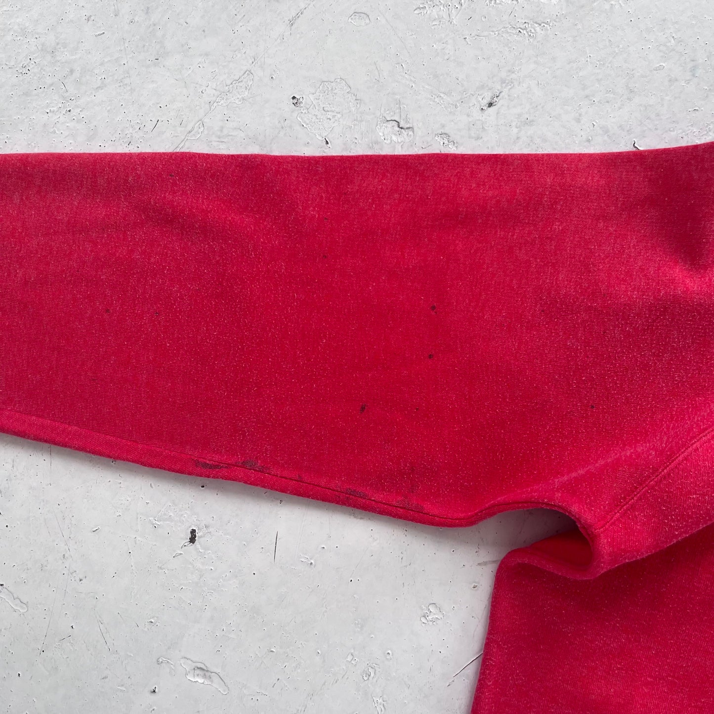 1970s red graphic crewneck