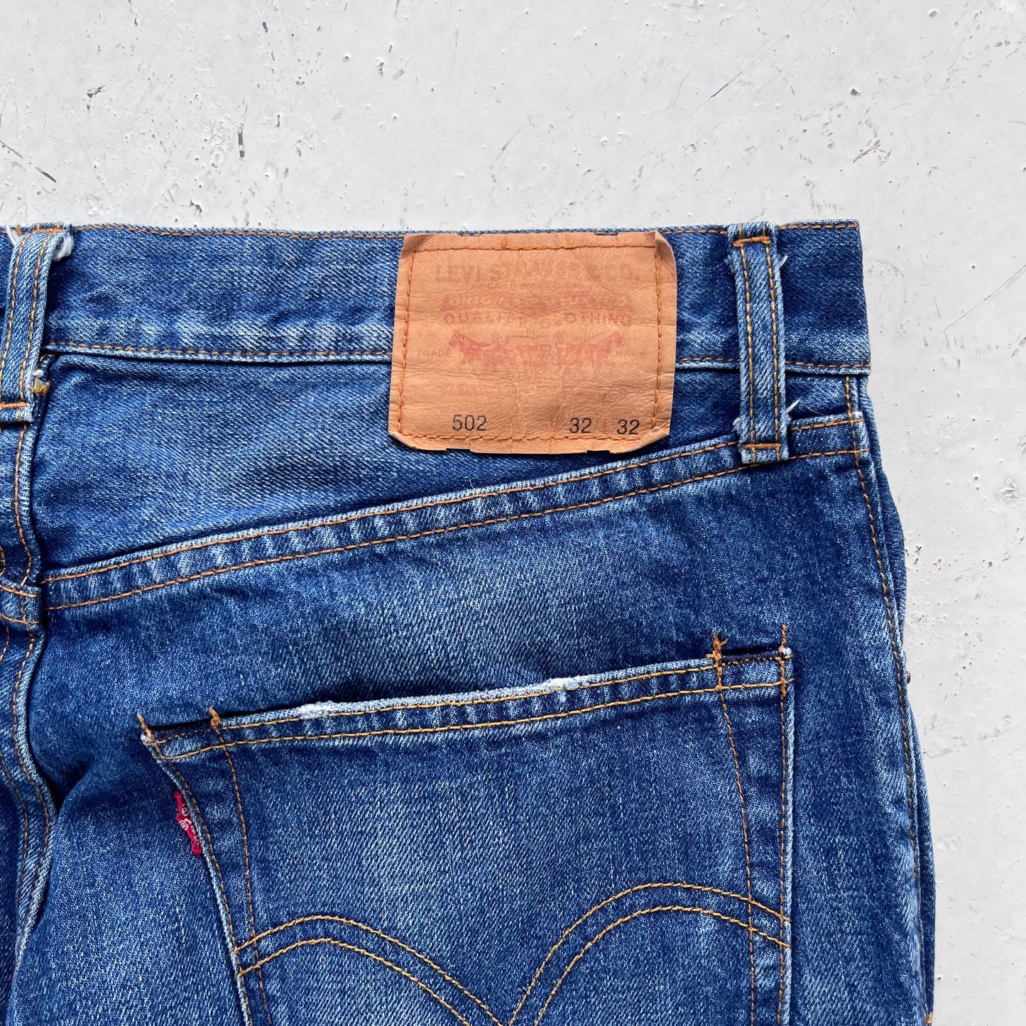 vintage 502 levis w/sashiko repair