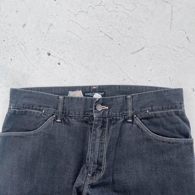 vintage dolce & gabbana black jeans