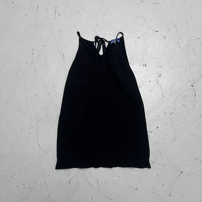 2000s burberry blue label black top