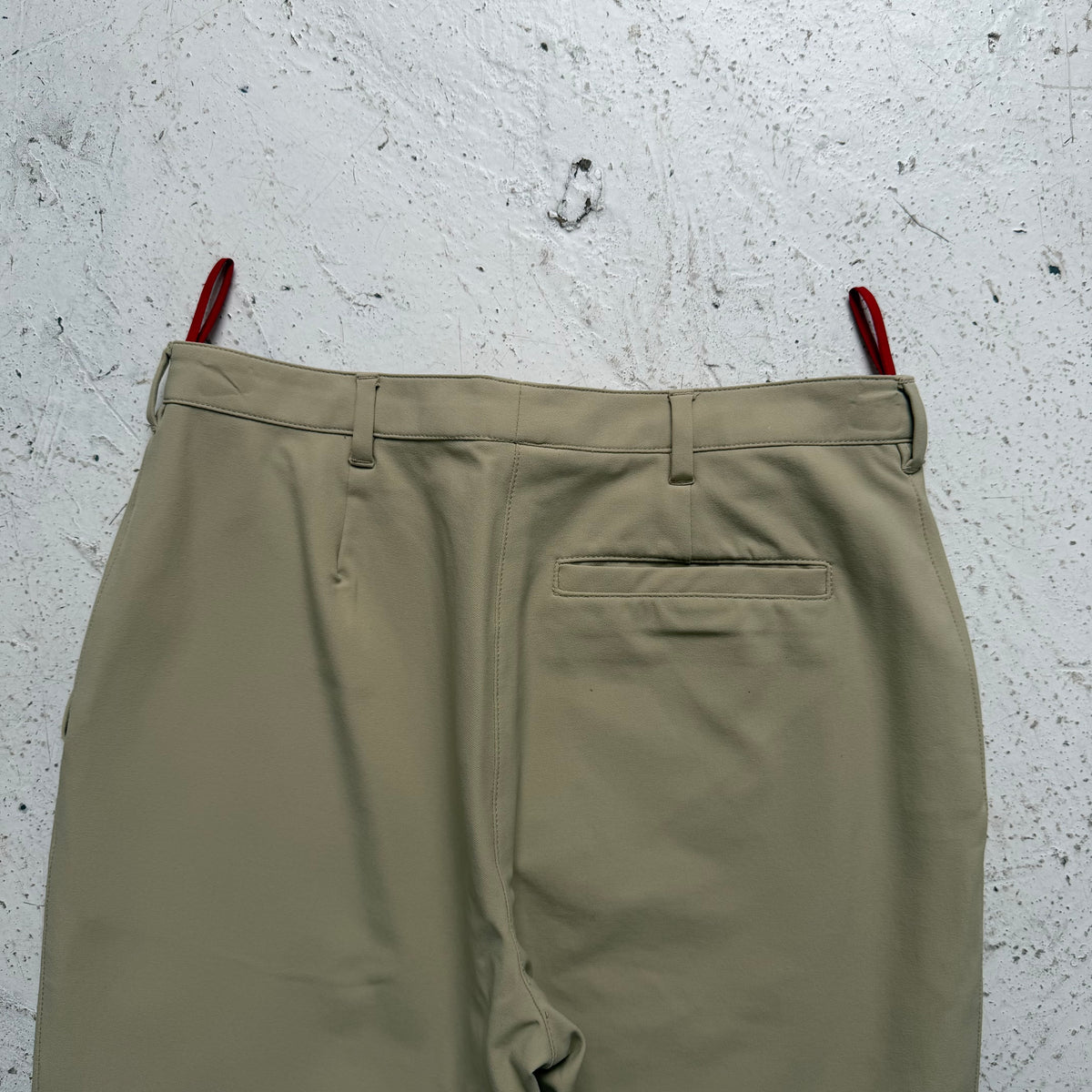 ss2000 prada sport nylon slim fit trousers