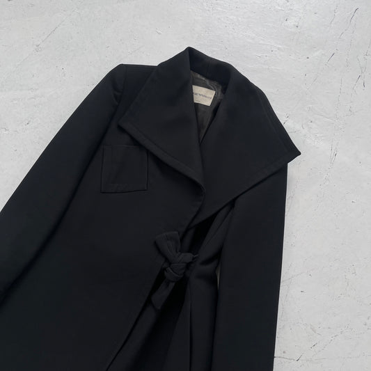 fw2001 emporio armani runway trenchcoat