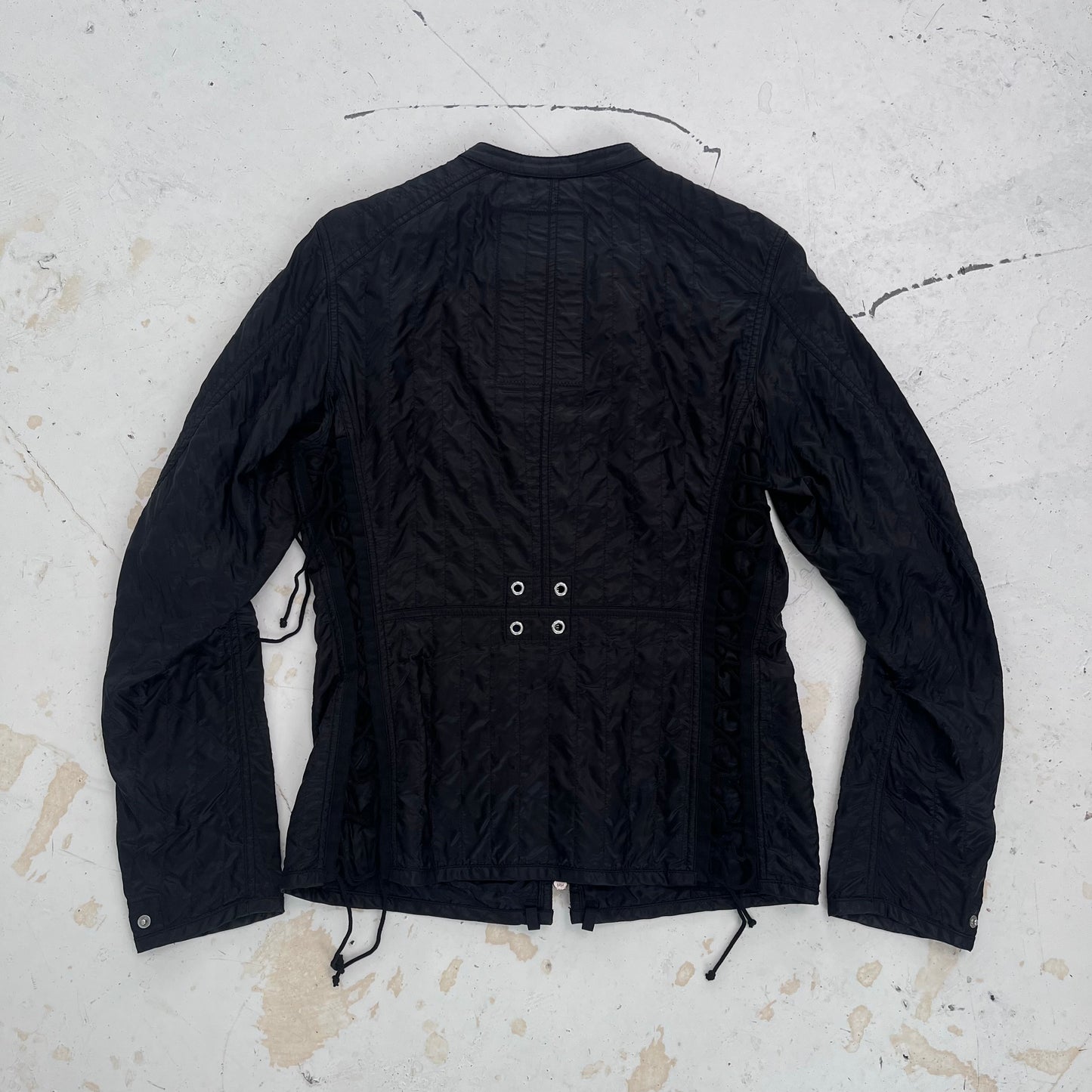 2000s prada sport moto jacket