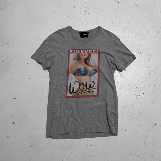 vintage d&g fiorucci graphic tee