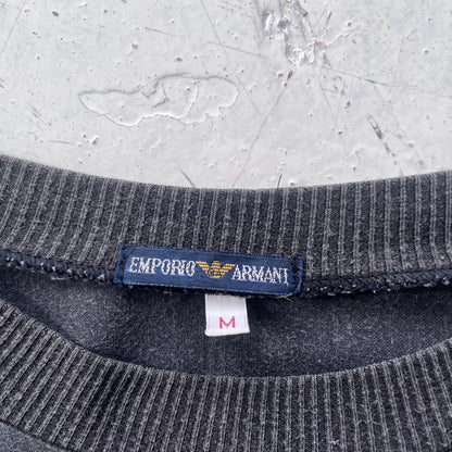 1980s emporio armani graphic pullover
