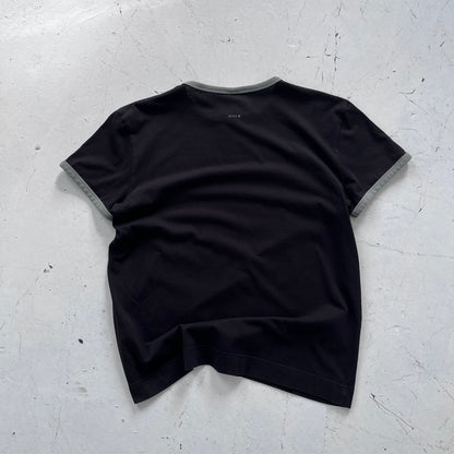 2000s hugo boss orange graphic ringer tee