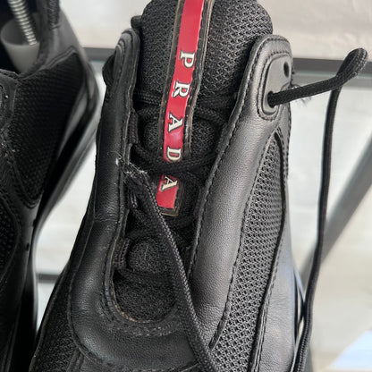 2000s prada sport black americas cups