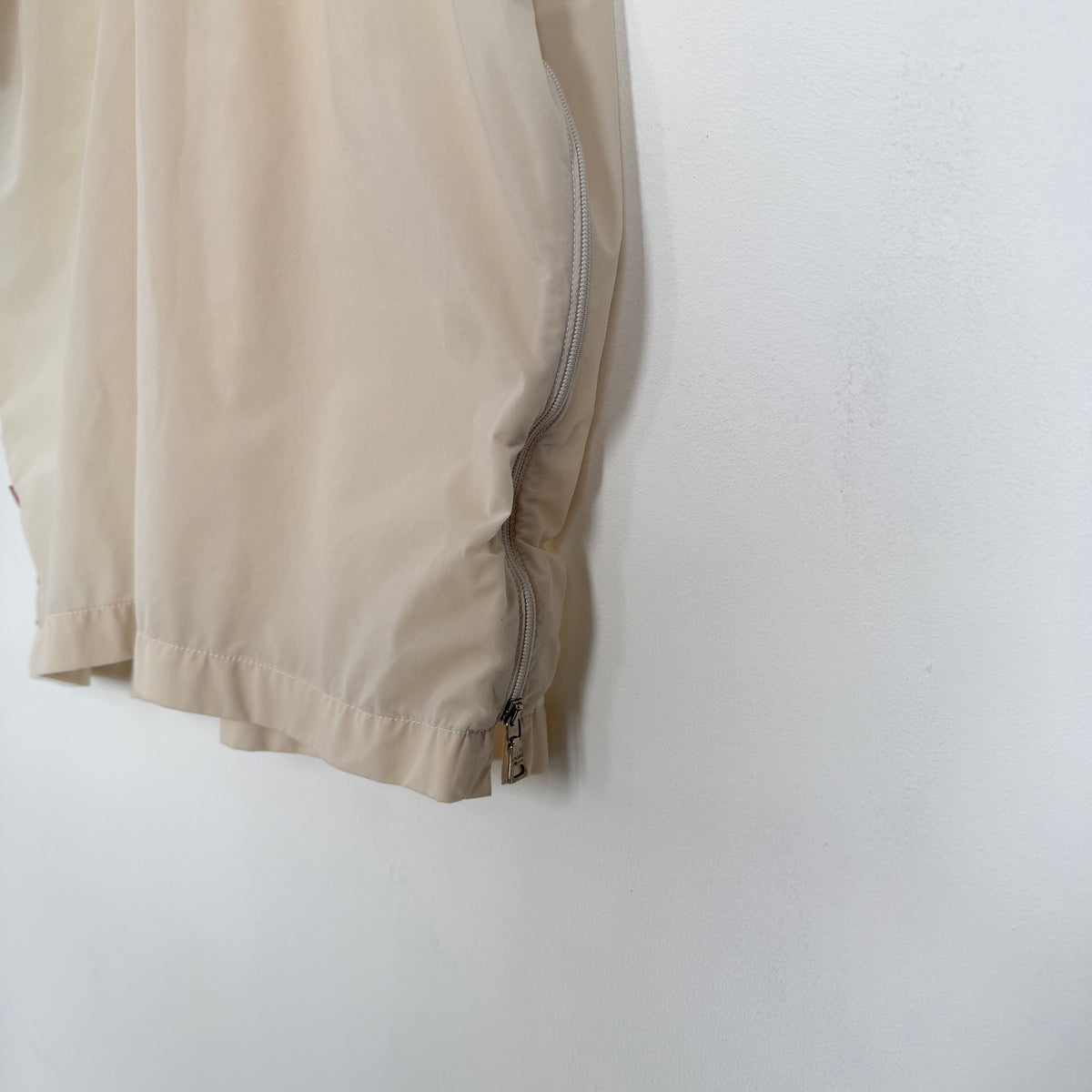 ss1999 prada sport half zip sheer polo