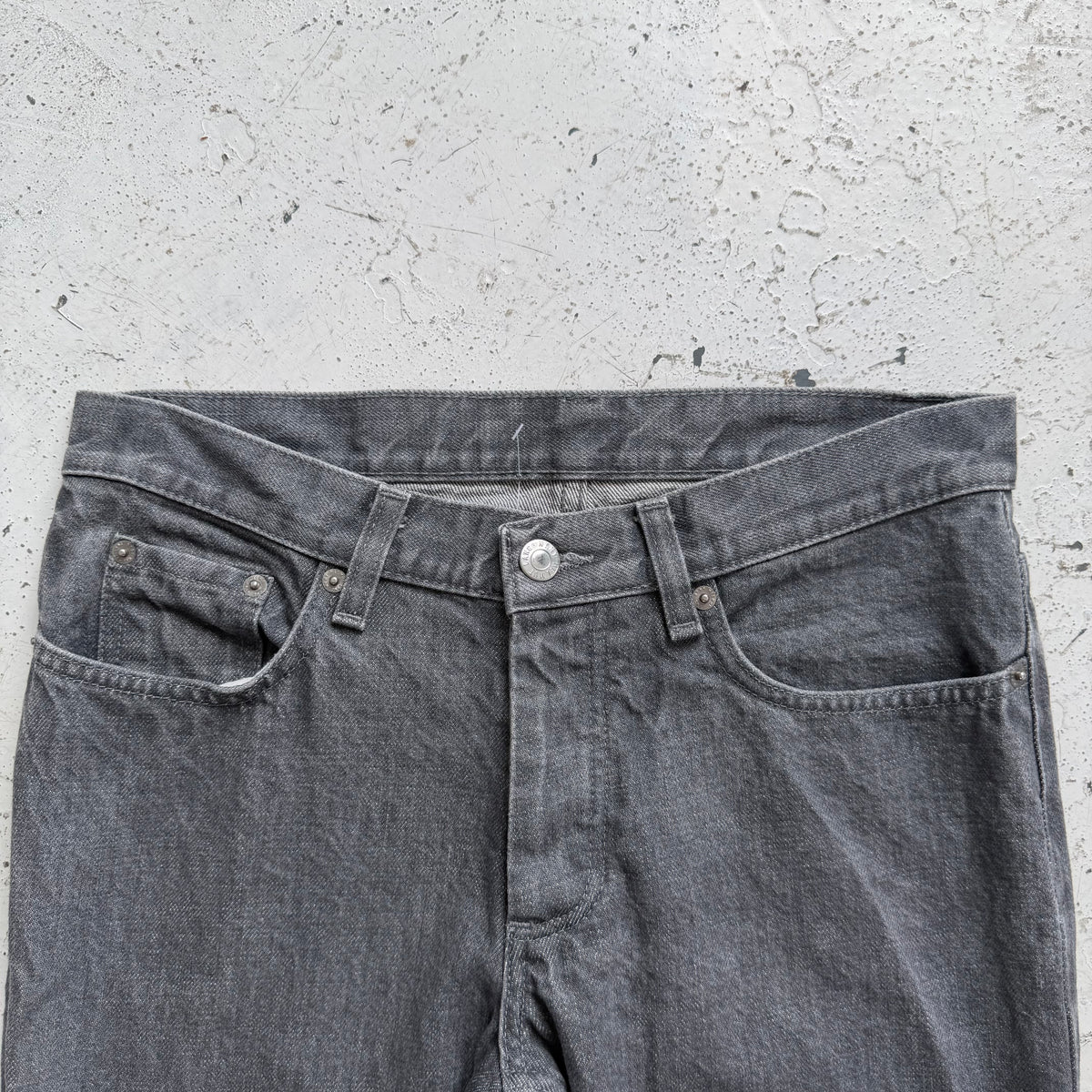 1990s helmut lang bootcut denim jeans