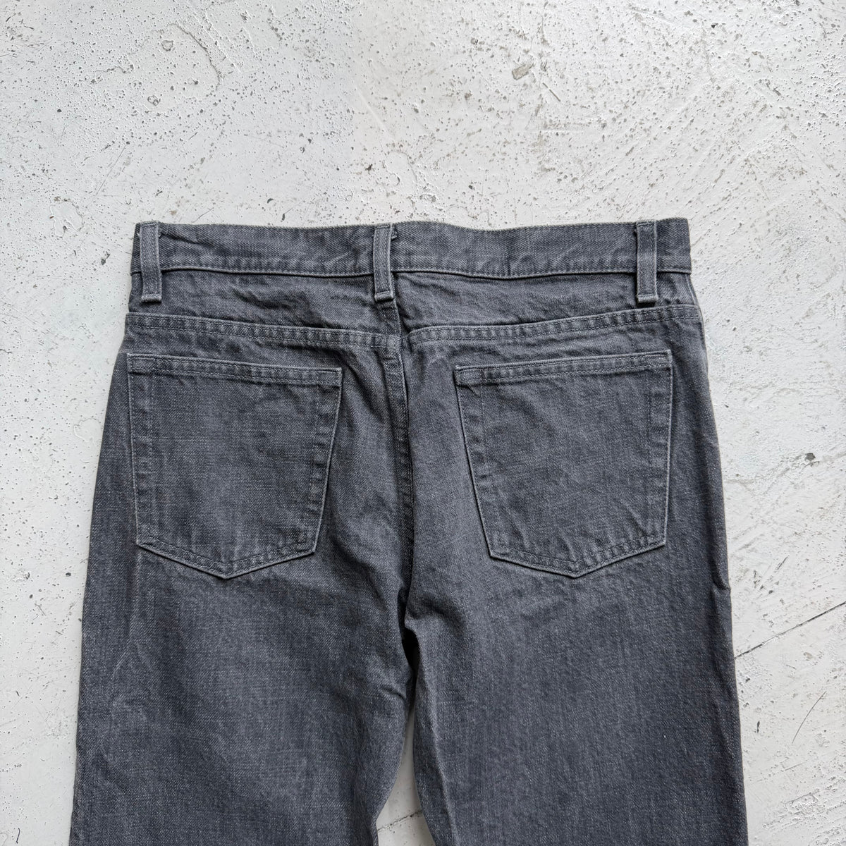 1990s helmut lang bootcut denim jeans