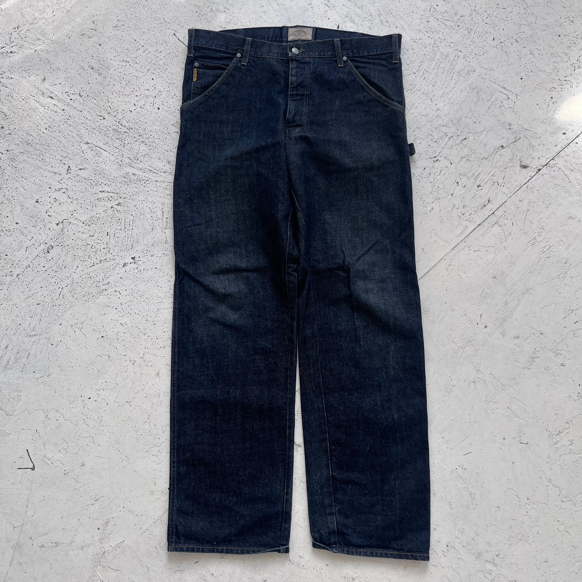 1990s armani jeans loose fit carpenter denim jeans