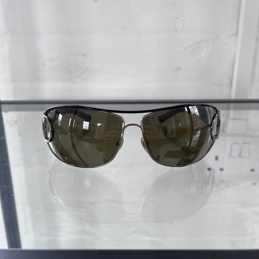 2000s gucci by tom ford silver horsebit sunglasses