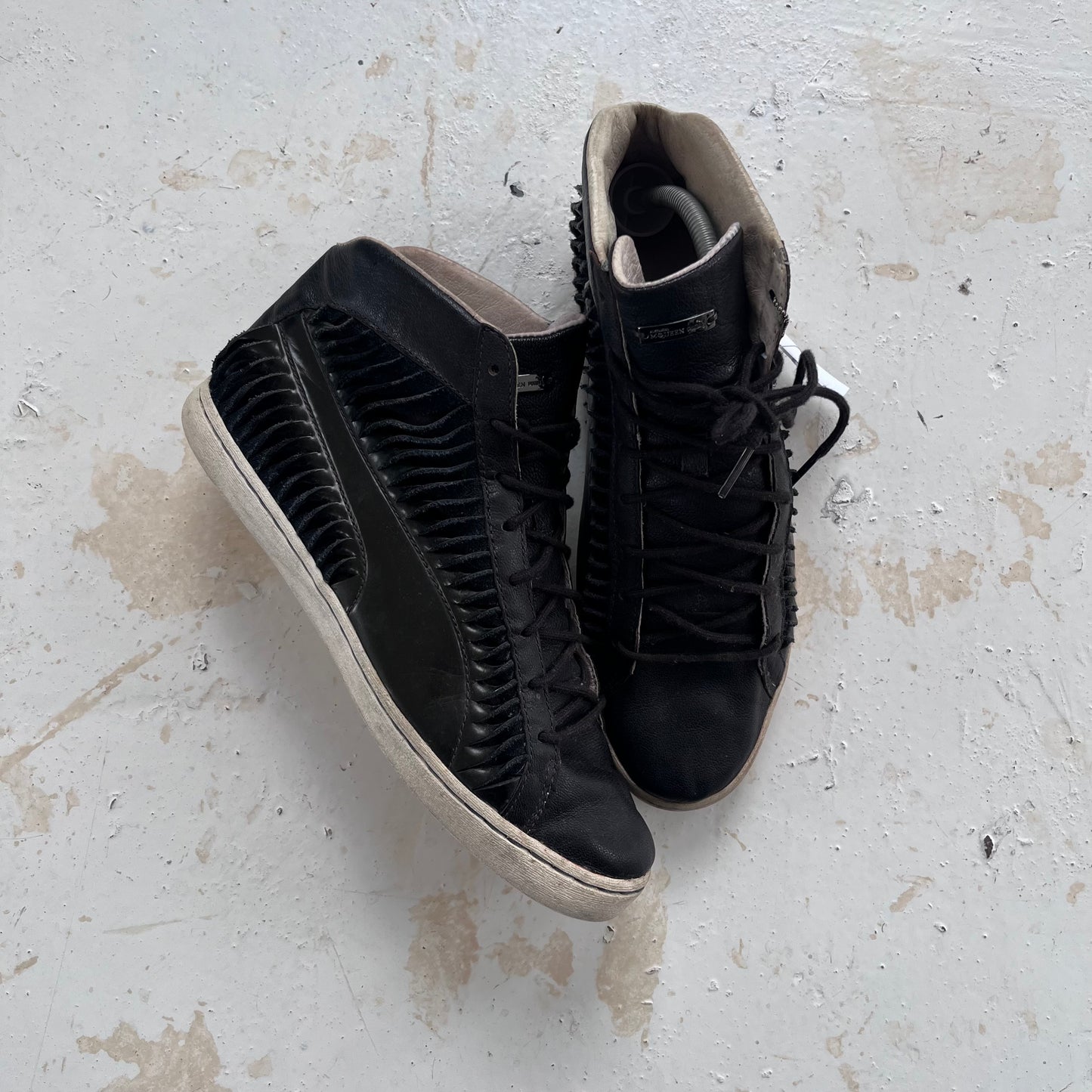 2011 alexander mcqueen x puma gills brown trainers