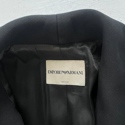 fw2001 emporio armani runway trenchcoat