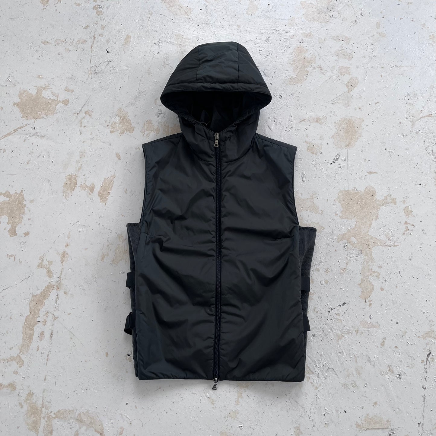 ss2000 prada sport bondage black gilet
