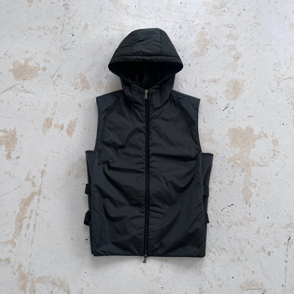 ss2000 prada sport bondage black gilet
