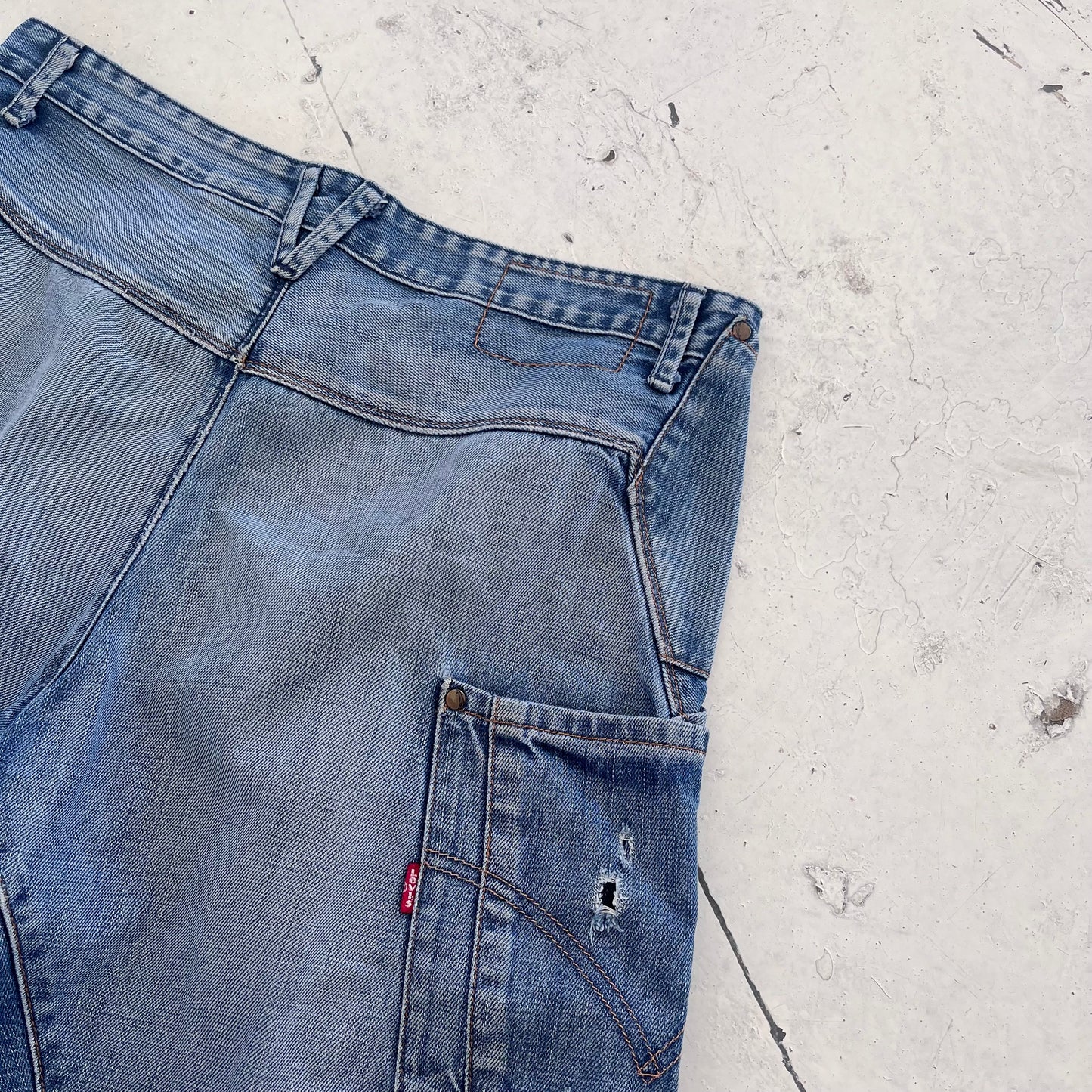 vintage levis engineered shorts