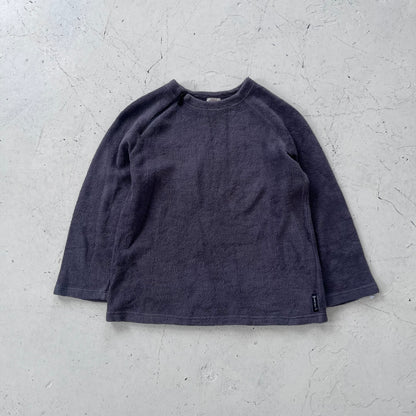 1990s armani jeans neck zip fleece