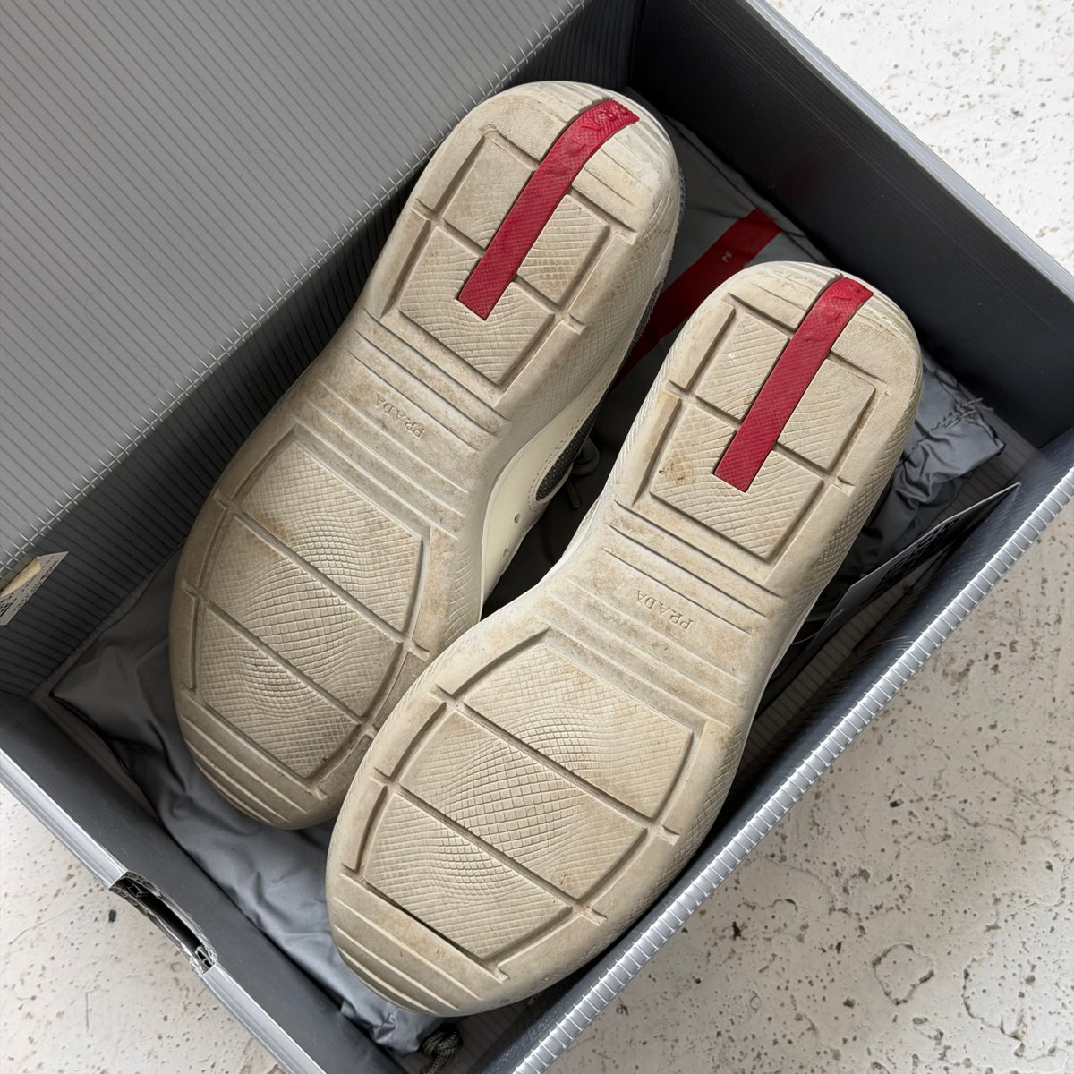 2000s prada americas matte leather cups