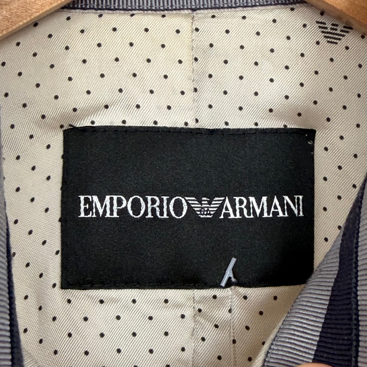 ss2008 emporio armani polka dot lined blazer