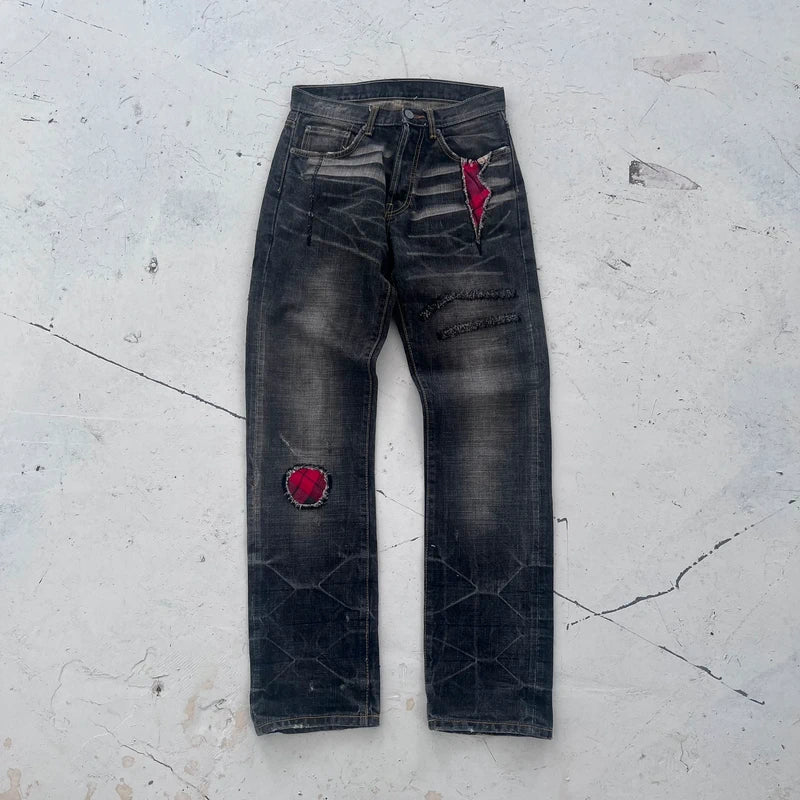 fw2008 supreme x neighborhood jeans