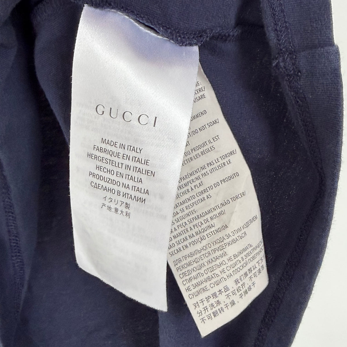 2000s gucci by tom ford cotton/nylon panelled tee
