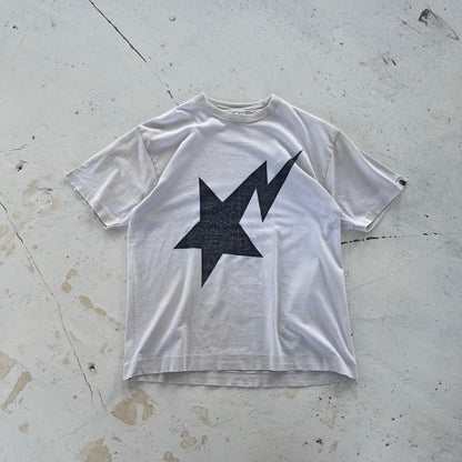 2000s thrashed bape tee