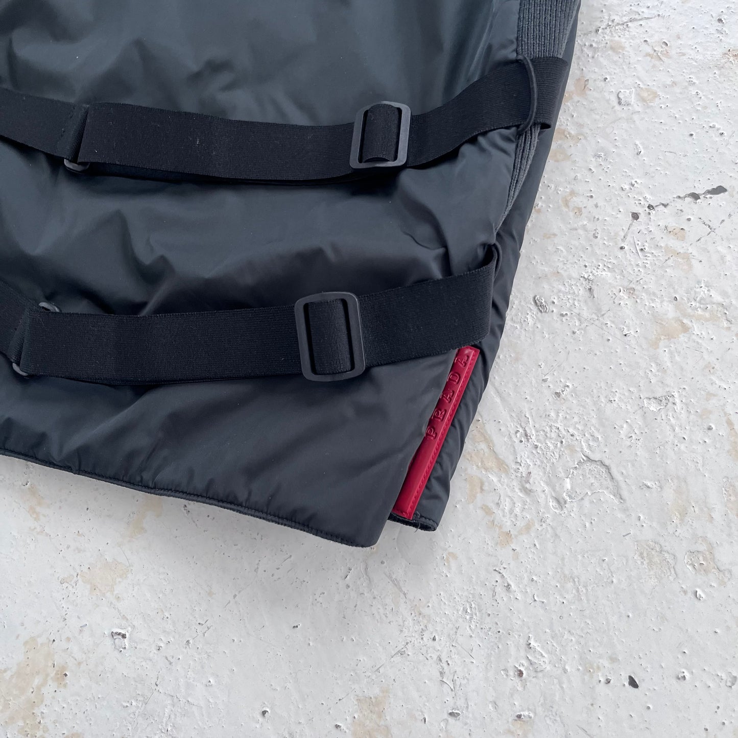 ss2000 prada sport bondage black gilet