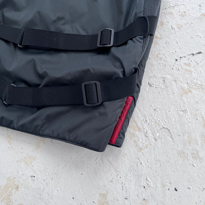 ss2000 prada sport bondage black gilet