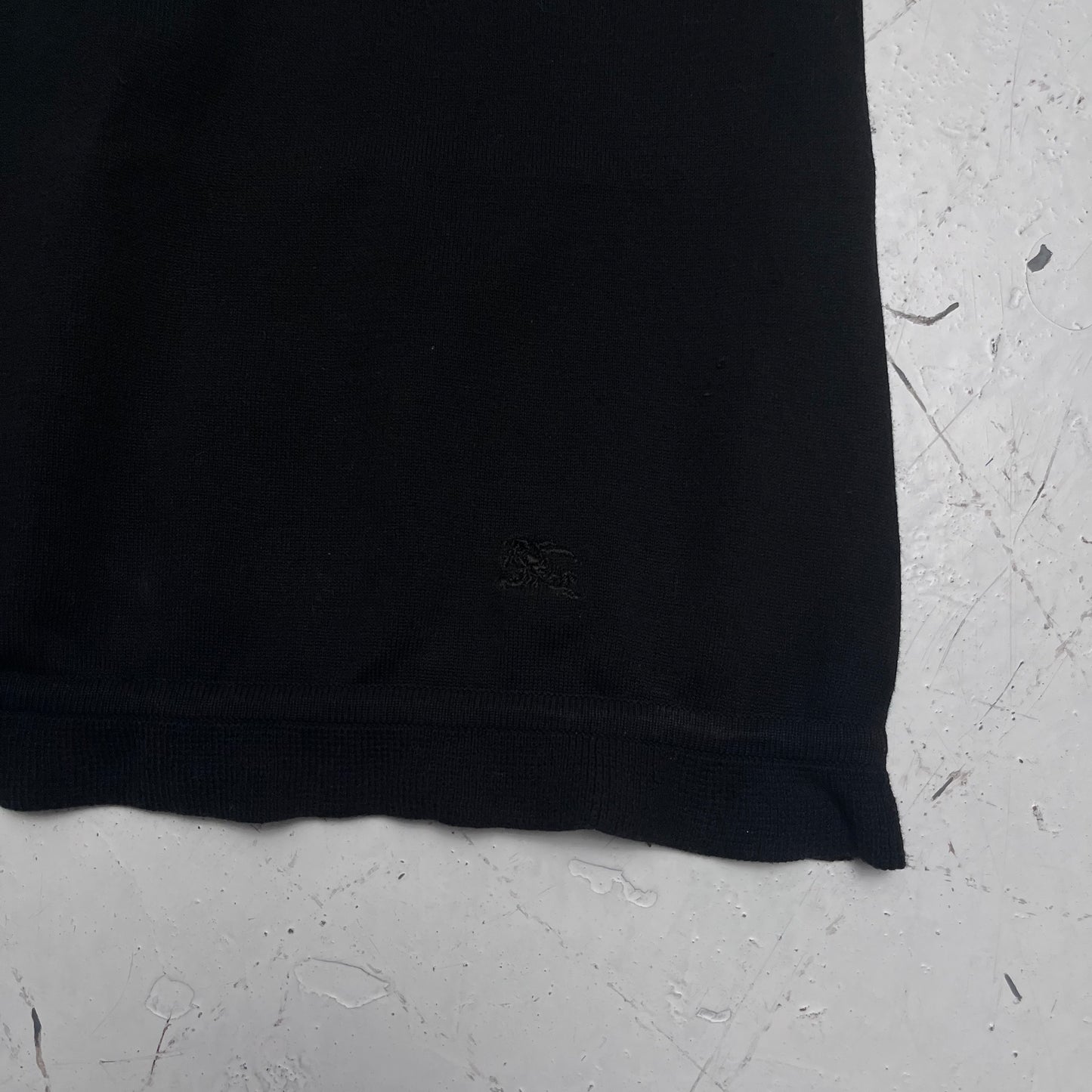 2000s burberry blue label black top