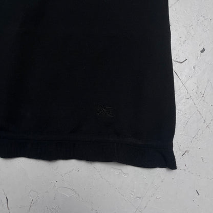 2000s burberry blue label black top