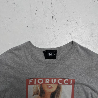 vintage d&g fiorucci graphic tee