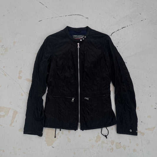 2000s prada sport moto jacket