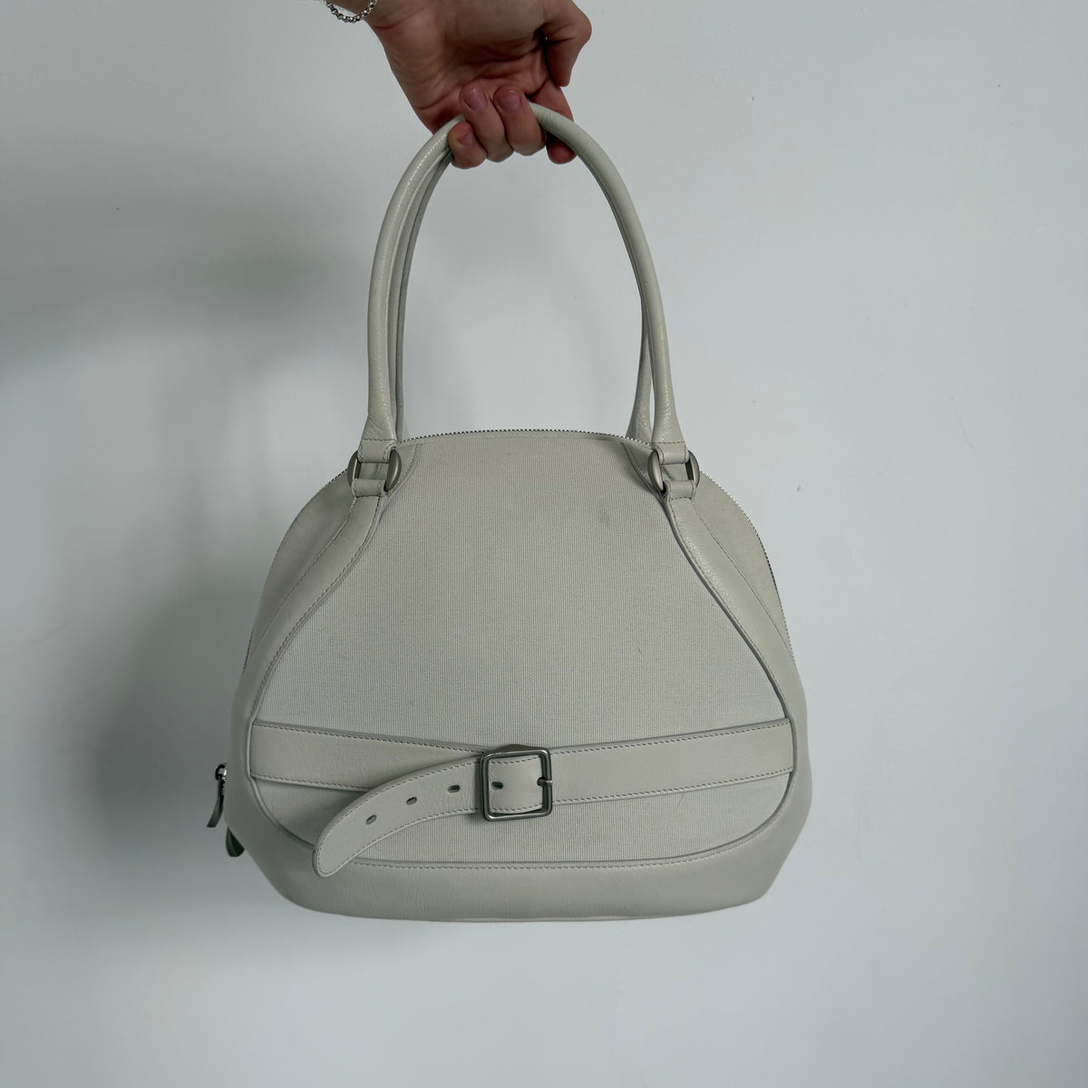alexander mcqueen x samsonite crocodile leather style boarding bag