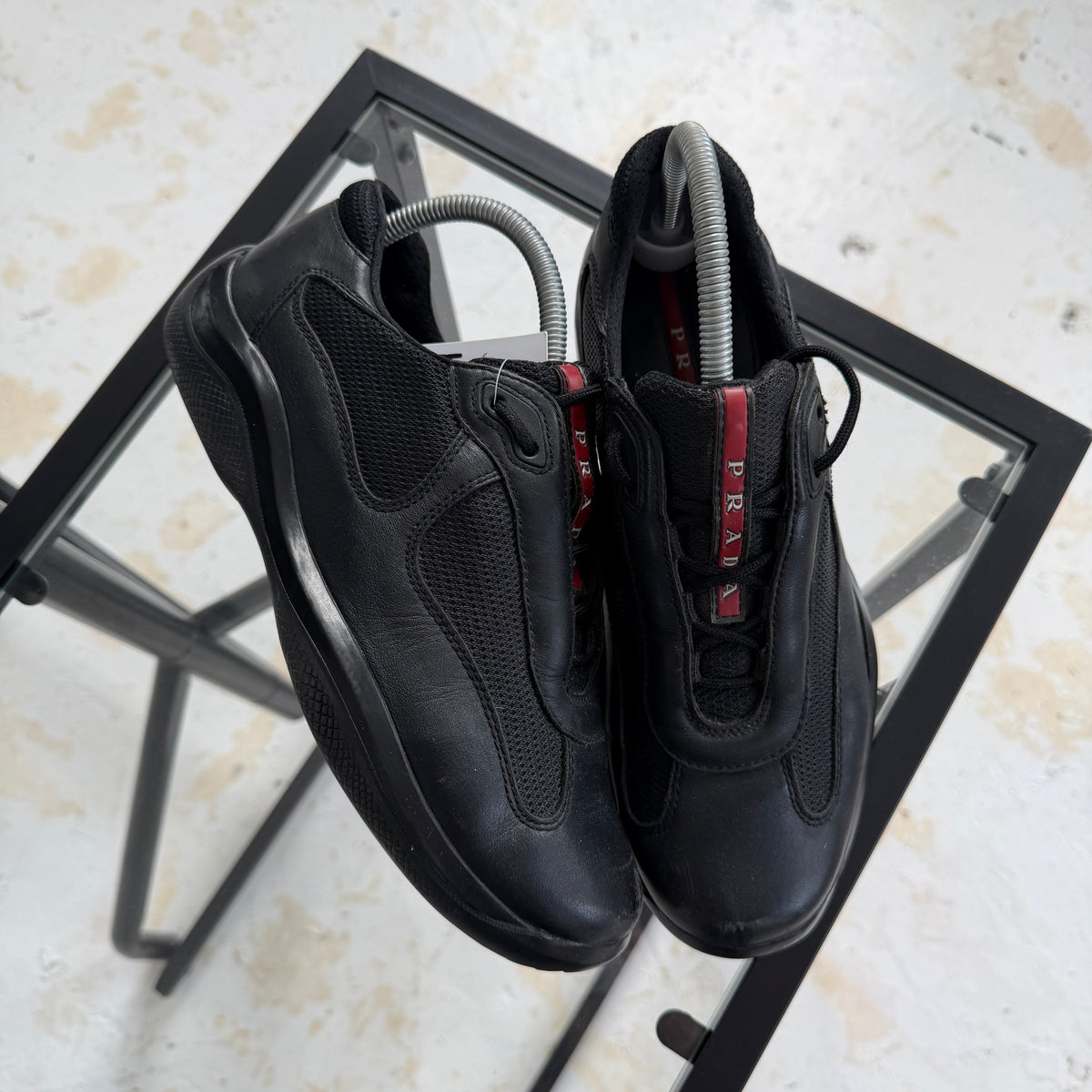 2000s prada americas matte leather cups