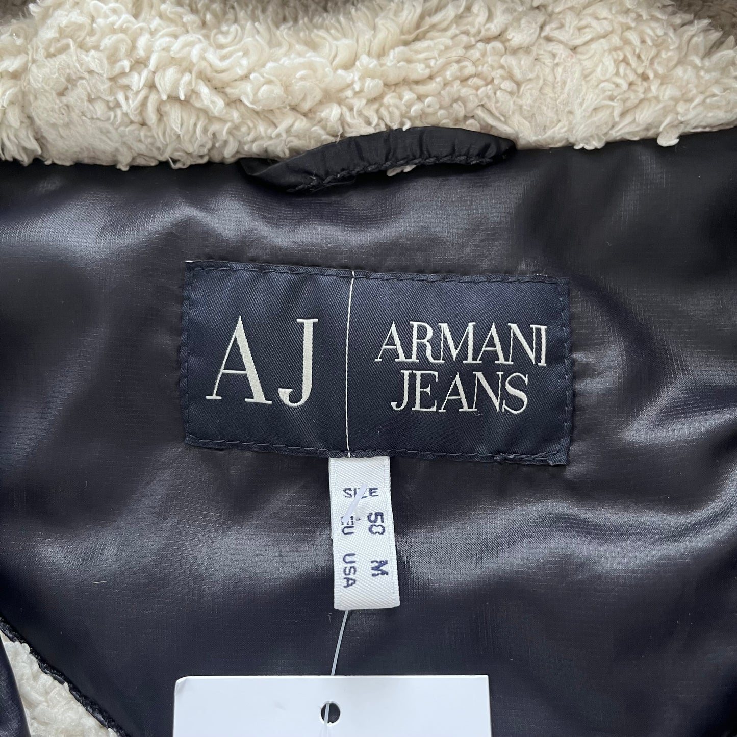 2000s armani jeans eagle jacket
