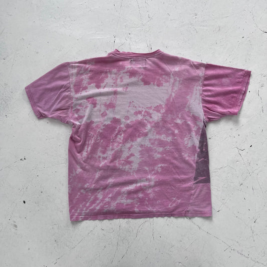 1980s thrashed armani jeans pink tee