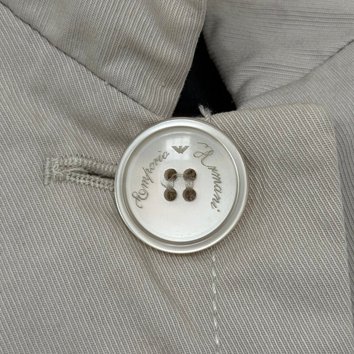 ss2008 emporio armani polka dot lined blazer