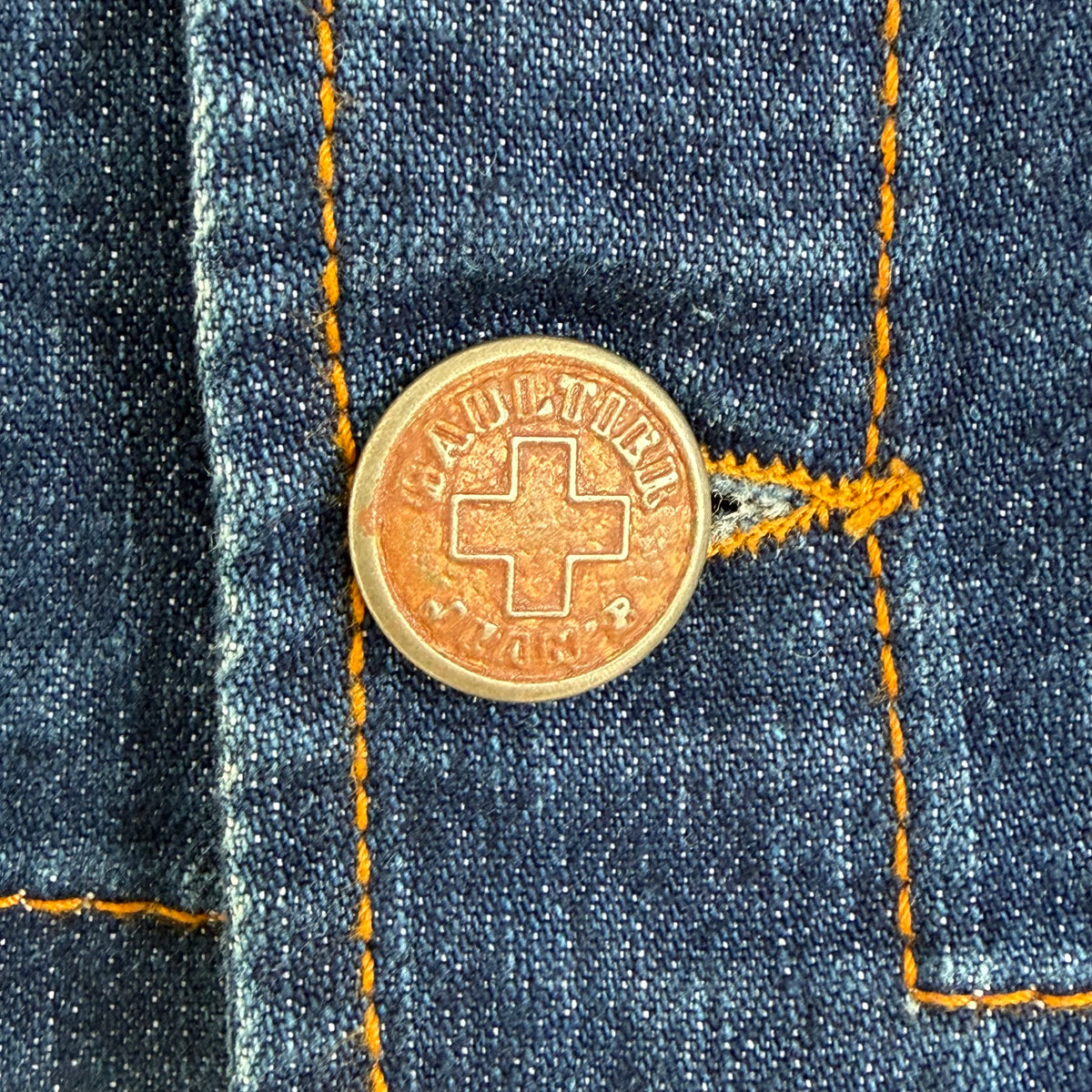 1990s jean paul gaultier corset denim jacket