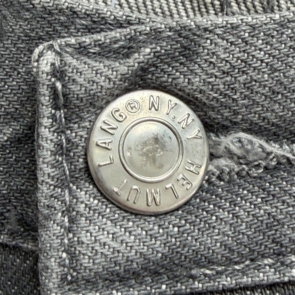 1990s helmut lang bootcut denim jeans