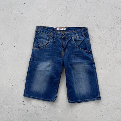 vintage 503 levis buckle back jean shorts
