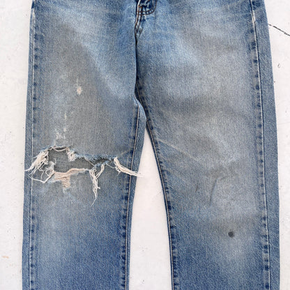 vintage 542 levis distressed jeans
