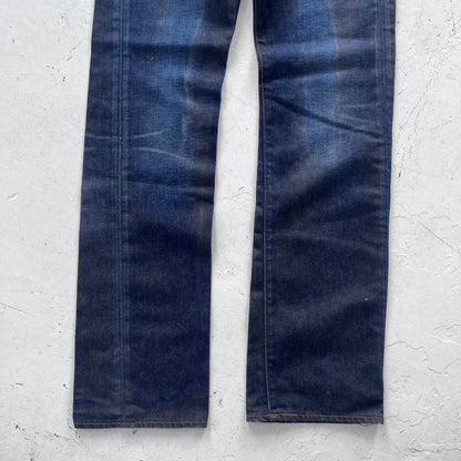 vintage 501 levis faded indigo denim jeans