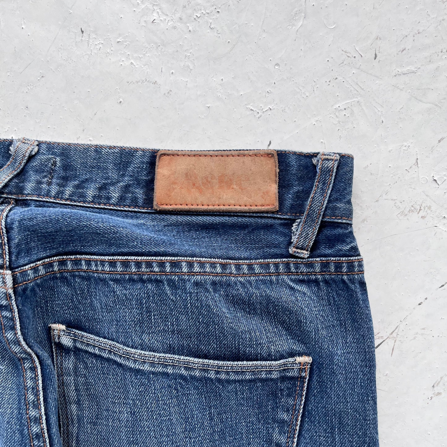 2000s acne studios denim jeans