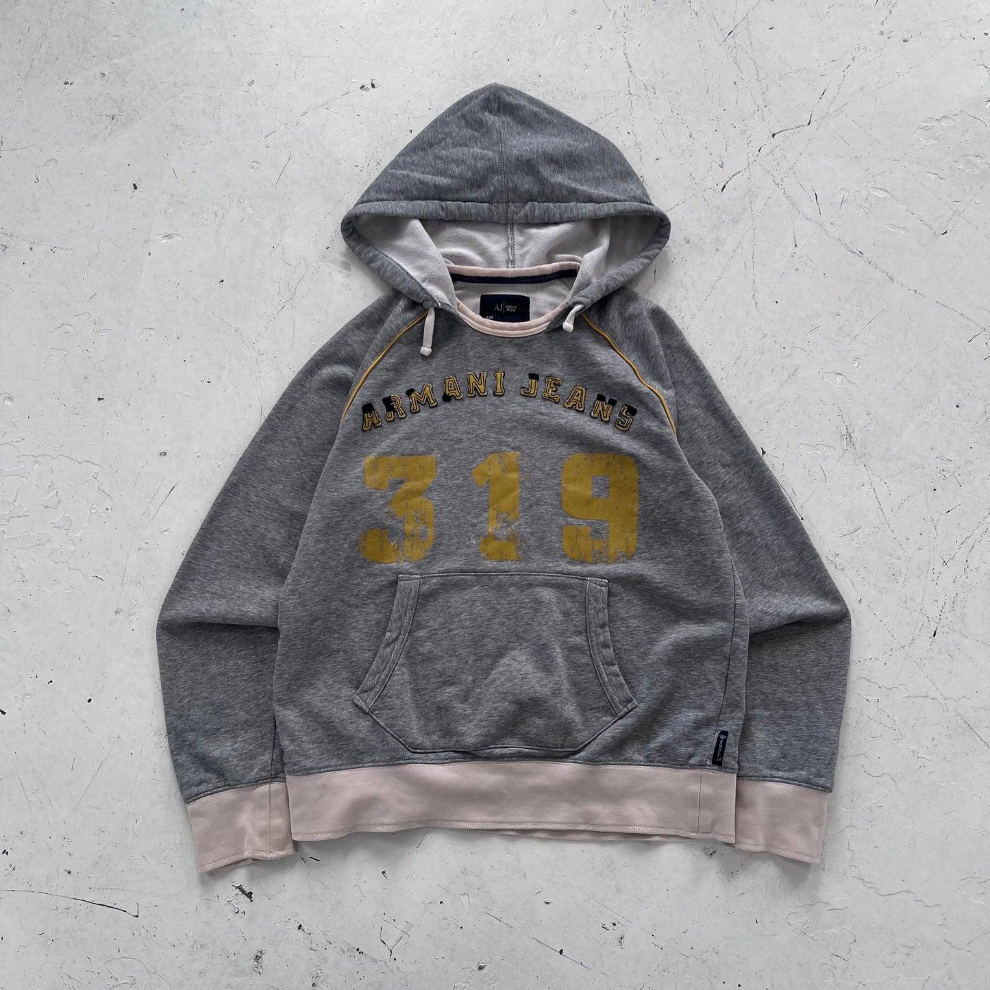 2000s armani jeans spellout afterhood